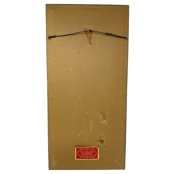 1977 Four Seasons Cross-Stitch Church Barn Trees Professional Framed - Picture 6 of 9